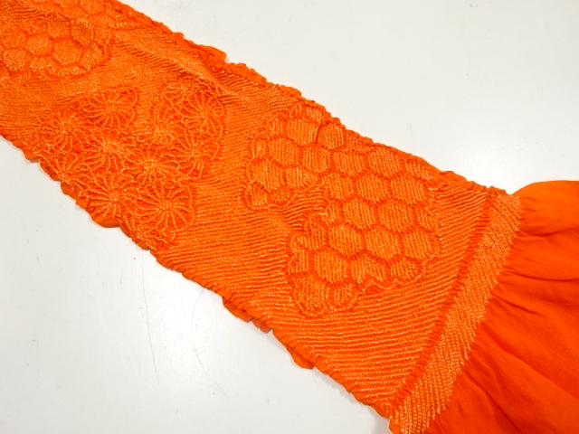 SILK shibori obiage